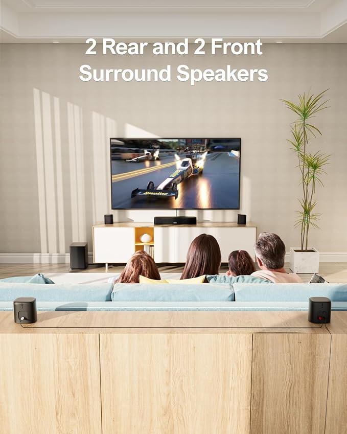 ULTIMEA 7.1ch Sound Bar with Subwoofer, Virtual Surround Sound System - Image 3