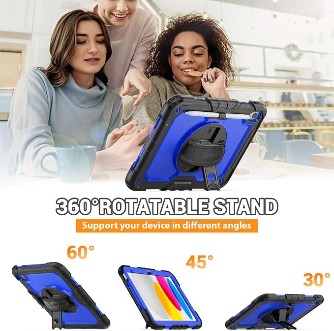 SEYMAC Case for iPad 11th/10th Generation 2025/2022, Heavy Duty Full-Body - Image 4
