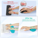 Cloud Wrist Rest Keyboard, Cloud Keyboard Wrist Pad Set - Image 3