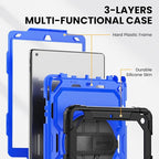 Timecity for iPad Air 3/ Pro 10.5 Inch Case, 360° Rotating Stand, Pencil Holder - Image 5