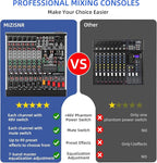 8 Channel Audio Mixer Professional Sound Mixing Board - Image 2