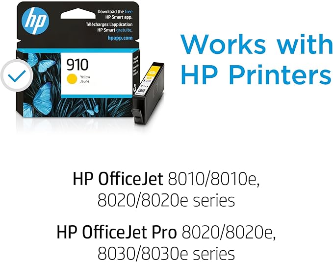 HP 910 Yellow Ink Cartridge | Works - Image 2