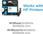 HP 910 Yellow Ink Cartridge | Works - Image 2
