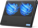 TECKNET Laptop Cooling Pad, Gaming Laptop Cooling Stand, Wind Speed Adjustable by Tecknet
