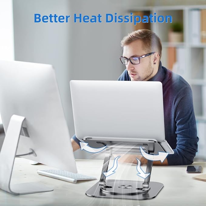 Laptop Stand for Desk, Ergonomic Laptop Riser - Image 7