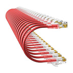 Cat6a Patch Cables 0.5ft Slim, Cat6 Ethernet Patch Cable Pure Copper, Flexible by 10Gsupxsel