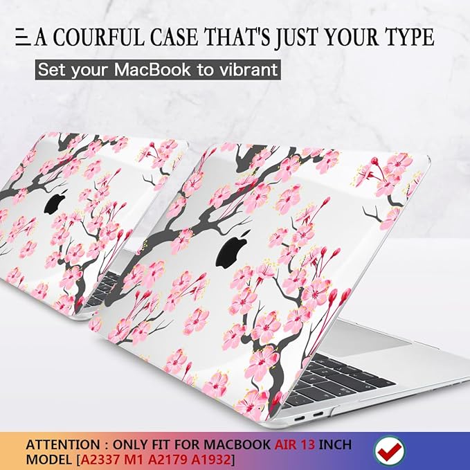 CISSOOK Hard Shell Case for MacBook Air 13 Inch A2337 M1 A1932 A2179 2021 2020 - Image 3