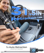 SUPERONE 6 in 1 Retractable Car Charger - Image 5
