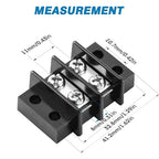 GLOSO Terminal Blocks Double Row Stainless 11 mm Pitch TBC, Marine Grade - Image 2
