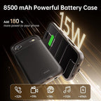 GIN FOXI Battery Case for iPhone 17 AIR, Charging Case Charger 8500mAh - Image 3