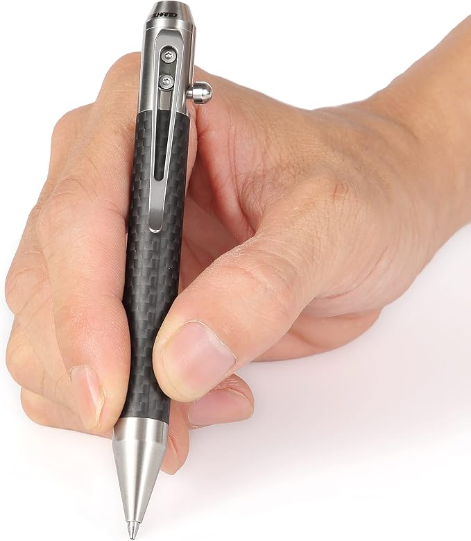 Cool Hand 4.9'' Carbon Fiber Bolt Action Pen - Image 9