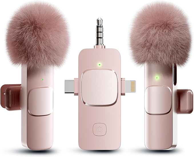 PQRQP 3 in 1 Wireless Lavalier Microphone - Image 9