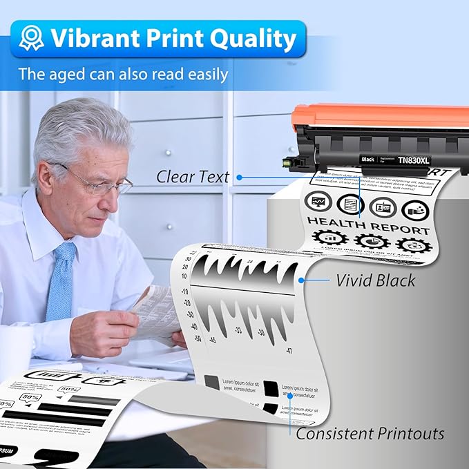 ZIPRINT TN830XL Toner 4 Pack Compatible Replacement - Image 4