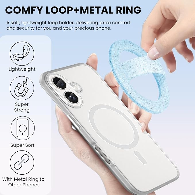 Magnetic Silicone Ring Grip Phone Holder, Loop Grip Phone Holder, Magnetic - Image 5