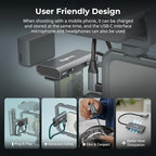 SmallRig 4-in-1 USB-C Hub with a Cold Shoe Mount - Image 3