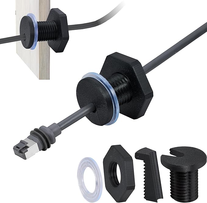 RV Cable Passthrough for Starlink mini, RV Cable Grommet Compatible by PDCInyck