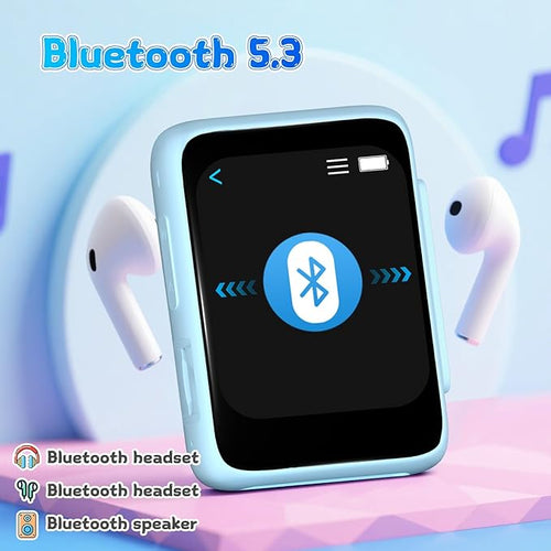 32GB MP3 Player for Kids, Simple & Portable Tiny Travel Music Player Non WiFi - Image 2