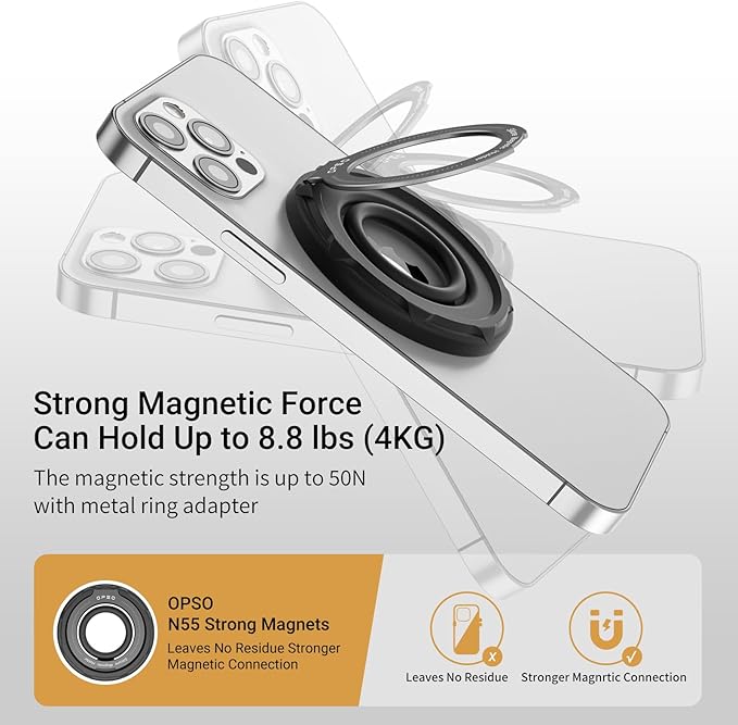 OPSO Magnetic Phone Ring Holder - Image 2