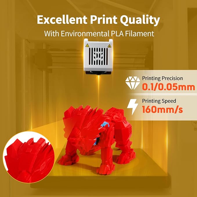 X-Maker 3D Printer for Kids and Beginners, Fully Assembled High-Speed 3D Printer - Image 6