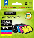 Upgraded 962XL Ink Cartridges Combo Pack Replacement by greencycle
