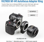VILTROX NF-M1 Lens Adapter, Auto Focus Lens Converter Ring Camera Lens Mount - Image 2