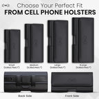 Credit Card Slot Phone Holster for Men & Women – Leather Cell Phone Case & - Image 4