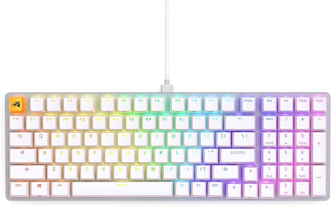 Glorious GMMK 2 Small Gaming Keyboard Base- Barebones Kit- TKL Hot Swappable by Glorious