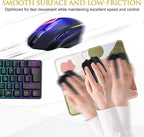 JIKIOU 3 Pack Mouse Pad with Stitched Edge, Comfortable Mouse Pads with - Image 4