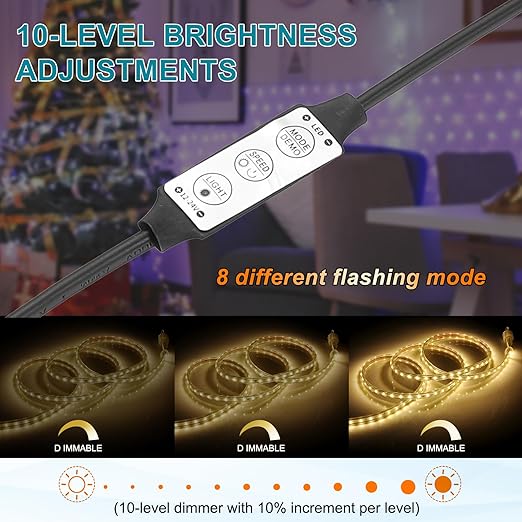 MECCANIXITY LED Strip Dimmer, 12V to 24V 6A Mini Brightness Adjustable - Image 4