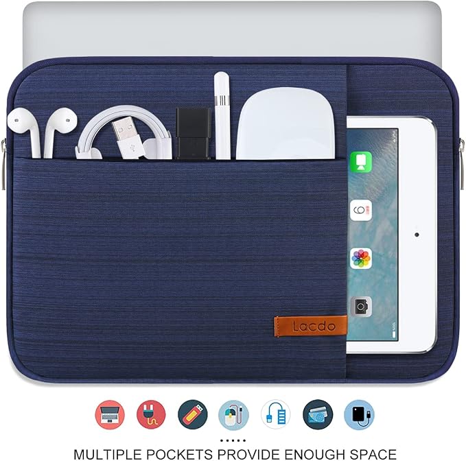 Lacdo Laptop Sleeve Case for 14 inch New MacBook Pro M4/M3/M2/M1 Chips Pro Max - Image 4