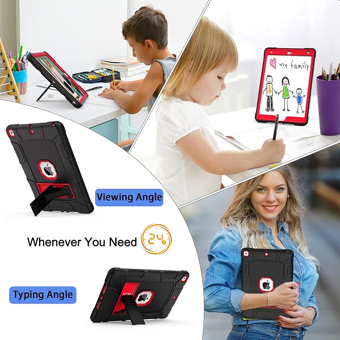 Rantice iPad 10.2'' Case, Hybrid Shockproof Rugged Drop Protection Cover - Image 3