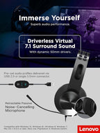 Lenovo Legion H500 PRO 7.1 Surround Sound Gaming Headset, Noise-Cancelling Mic - Image 9