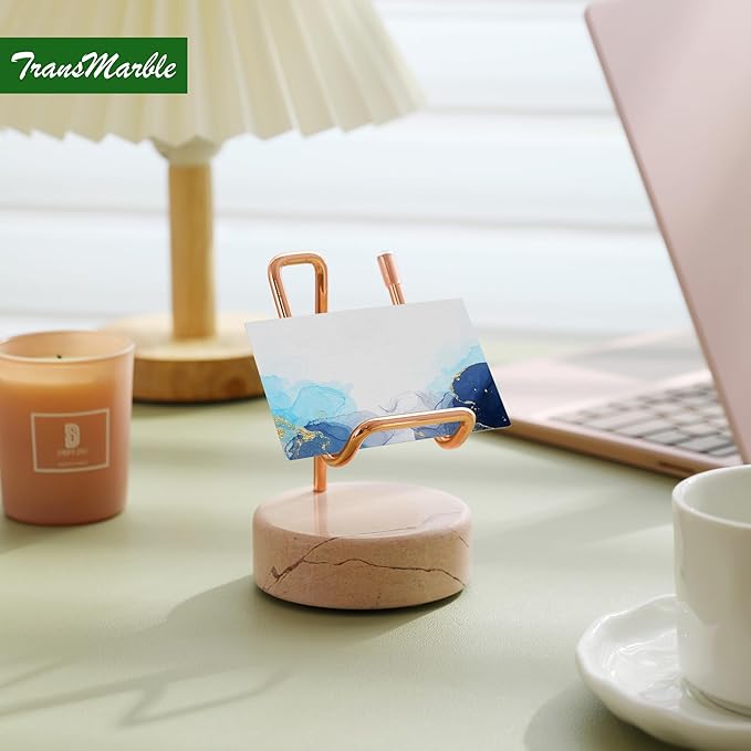 Marble Phone Stand with Metal Holder, Charging Available While Using, Swipe Up - Image 4