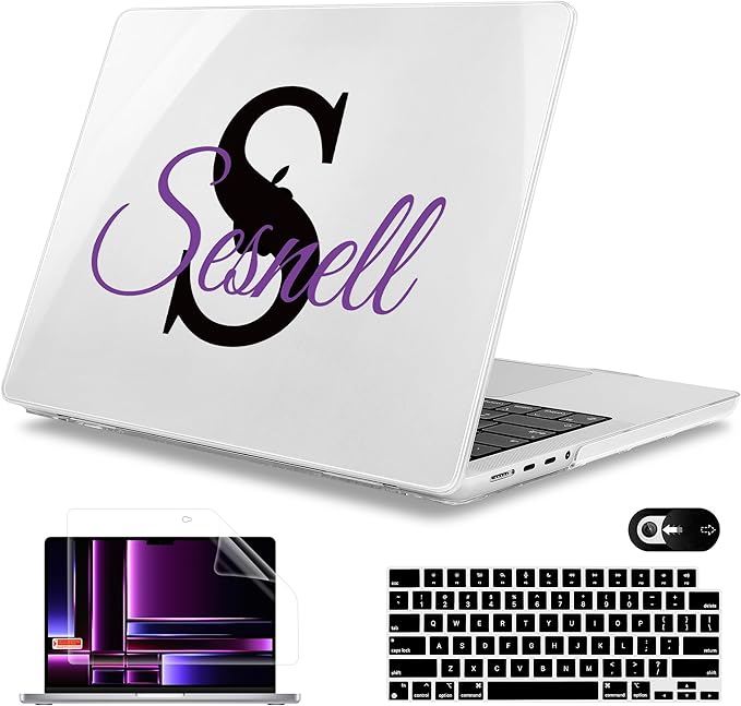 Mektron Customizable Name Case for MacBook Pro 16" M4 A3403 A3186 M3 A2991 M2 by Mektron