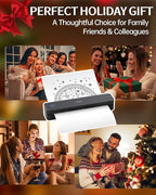 Inkless Portable Printer for Travel, 300DPI Wireless Thermal Printer Support - Image 9