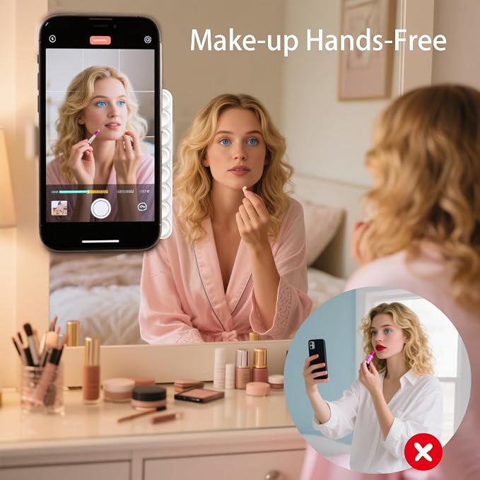 Silicone Double-Sided Suction Phone Case Detachable Mount, ASMR/Fidget Sticky - Image 2