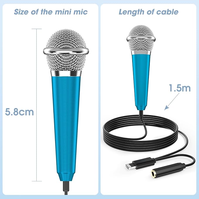 Mini Microphone for iPhone iPad Small ASMR Tiny Microphone for Voice Video - Image 6