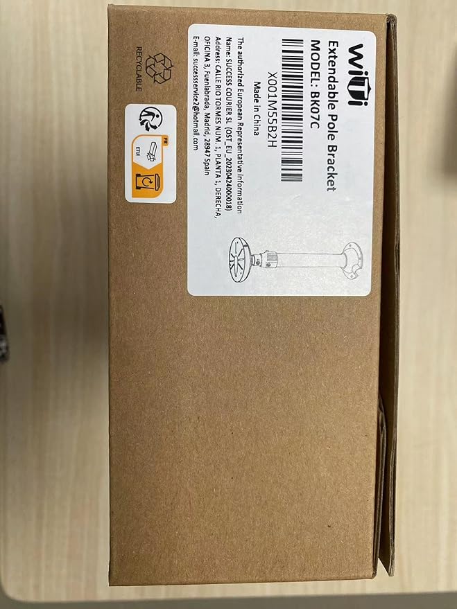 WiTi Extendable Pole Mount for Security Surveillance Cameras, Ceiling Mount - Image 7