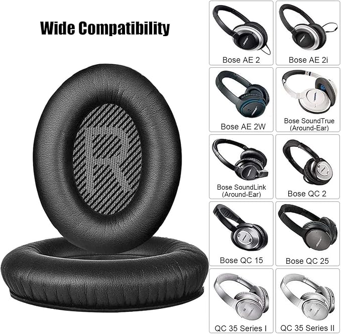 Replacement Earpads Cushions for Bose QuietComfort 35 - Image 2