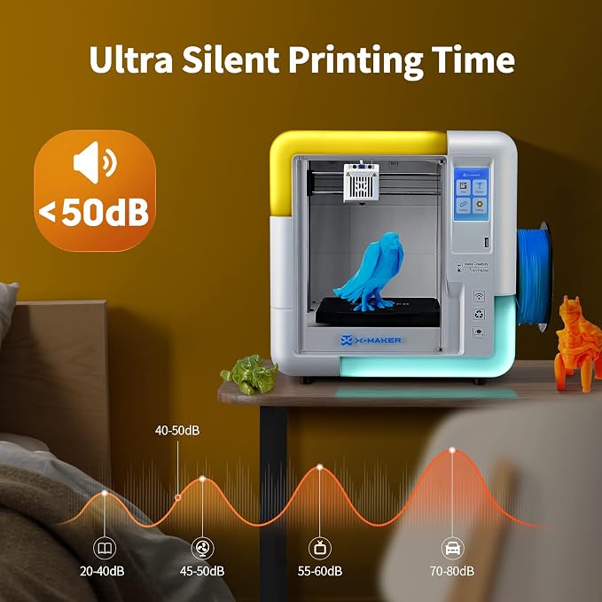 X-Maker 3D Printer for Kids and Beginners, Fully Assembled High-Speed 3D Printer - Image 7