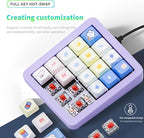 Adventurers K812 Wired Mechanical Numeric Keypad, 19-Key Hot-Swappable RGB - Image 2