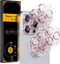 beuxece for 6 Pack iPhone 16 Pro/iPhone 16 Pro Max Camera Lens Protector 9H by Beuxece