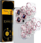 beuxece for 6 Pack iPhone 16 Pro/iPhone 16 Pro Max Camera Lens Protector 9H by Beuxece