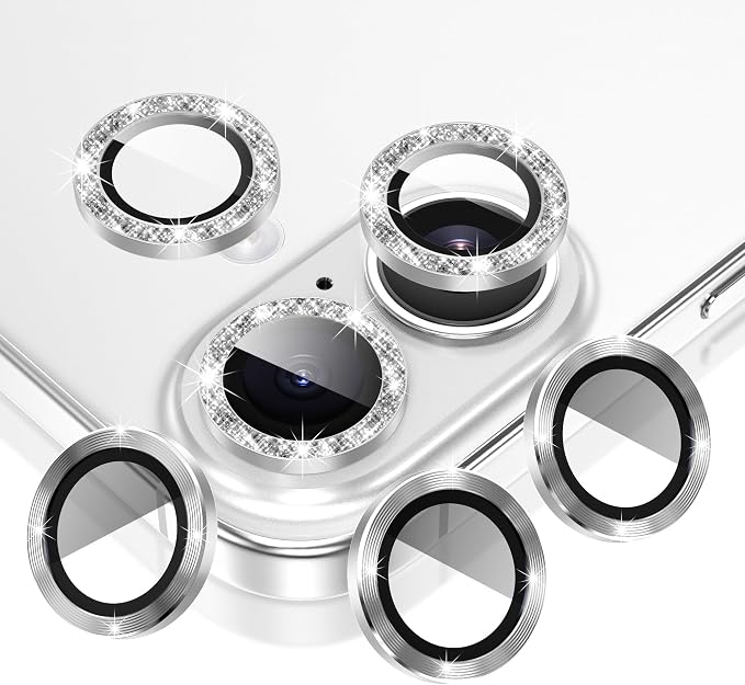 AGVEE 3+3 6 Pack for iPhone 16 6.1" / 16 Plus 6.7" Camera Lens Cover Protector by AGVEE