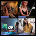 ALSO GO Podcast Equipment Bundle, Professional BM-800 Podcast Microphone - Image 6