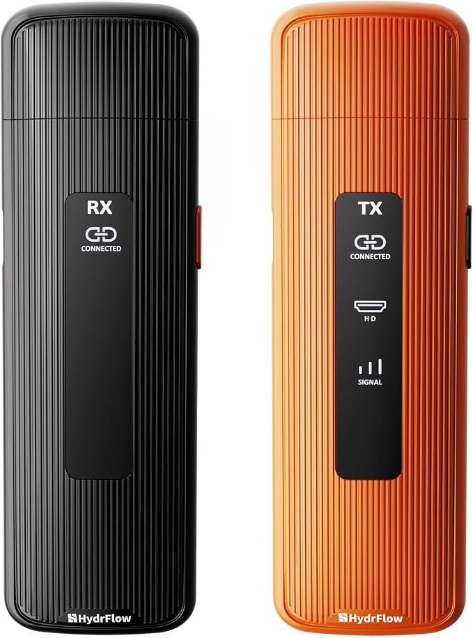 Wireless HDMI Transmitter and Receiver, Plug & Play HDMI Wireless Transmitter by Hydrflow
