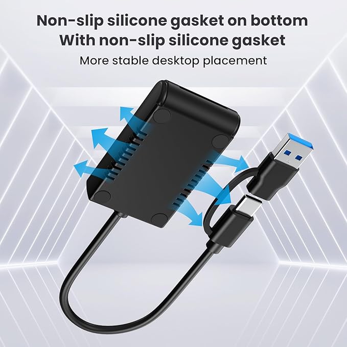 CY USB 3.0 USB-C Type-C Type-A to NVME M-Key M.2 NGFF SATA SSD Docking - Image 8