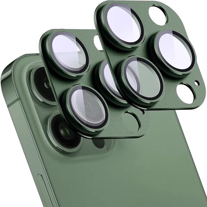 2 Pack Camera Lens Protector for iPhone 13 Pro/iPhone 13 Pro Max, AR Tempered by SHANG+PIN+JIA