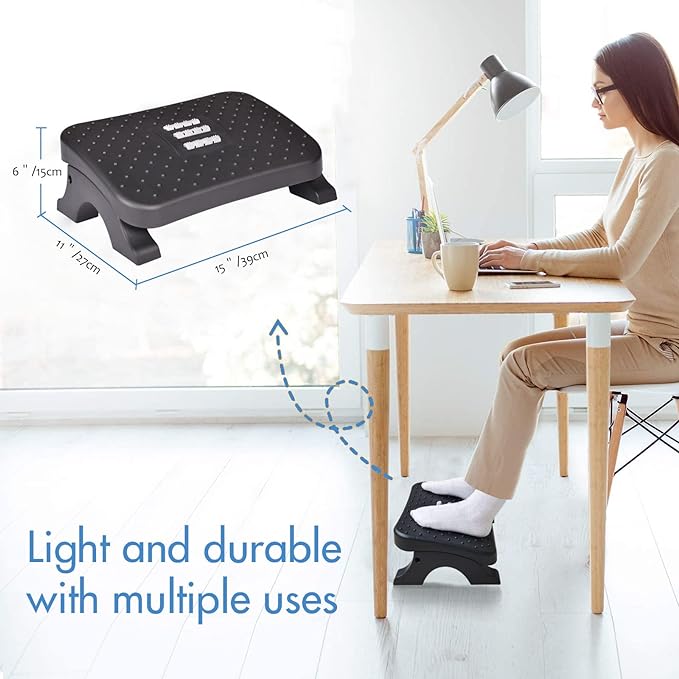 Scalebeard Under Desk Footrest, Ergonomic Foot Stool - Image 6