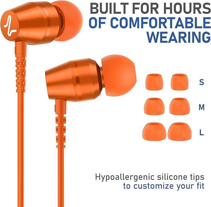 LUDOS OMNITONE Wired Earbuds in-Ear Headphones, 5 Years Warranty, Earphones - Image 6